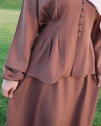 Ensemble Jupe Élégance Satinée – Chic & Confort Absolu