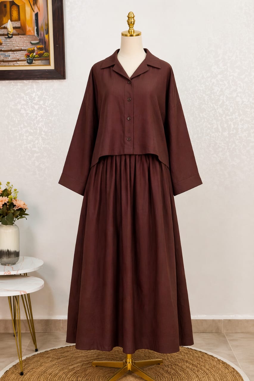 Ensemble Hijab Élégant