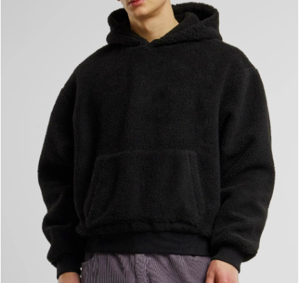 Sweat à Capuche Oversize en Fleece